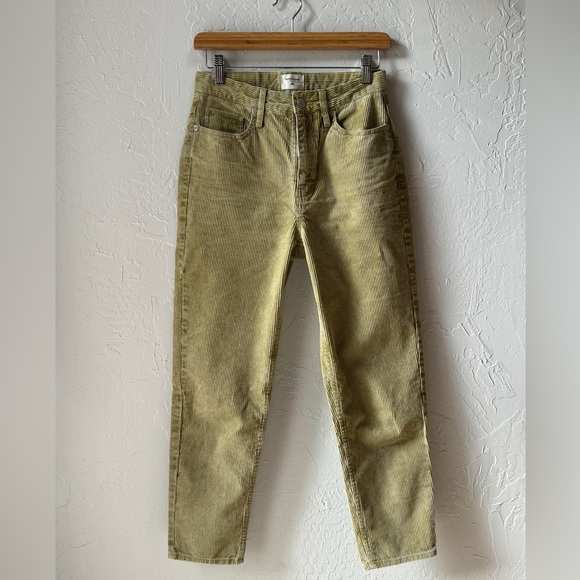 Quiksilver Corduroy High Rise Pants Slim Fit Taper 25 - Picture 5 of 9